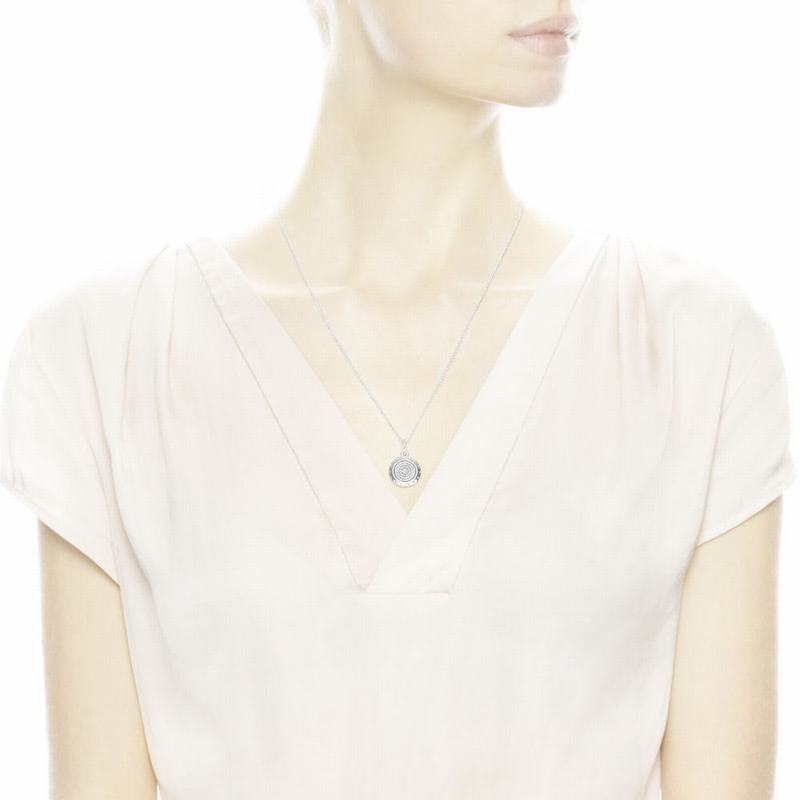 Pandora Signature Pendant Necklace Silver Egypt WU5632710